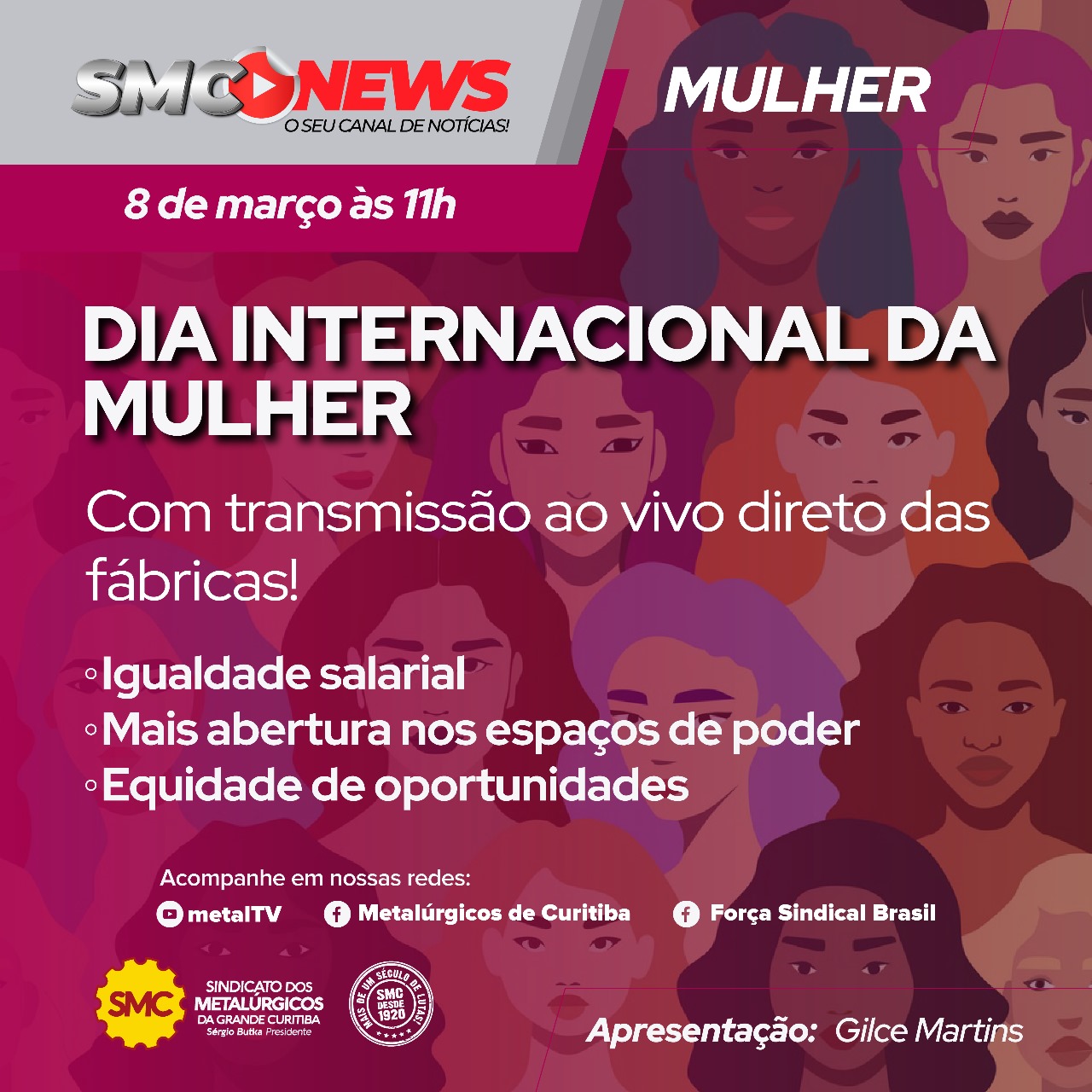Confira o SMC News especial Dia Internacional da Mulher