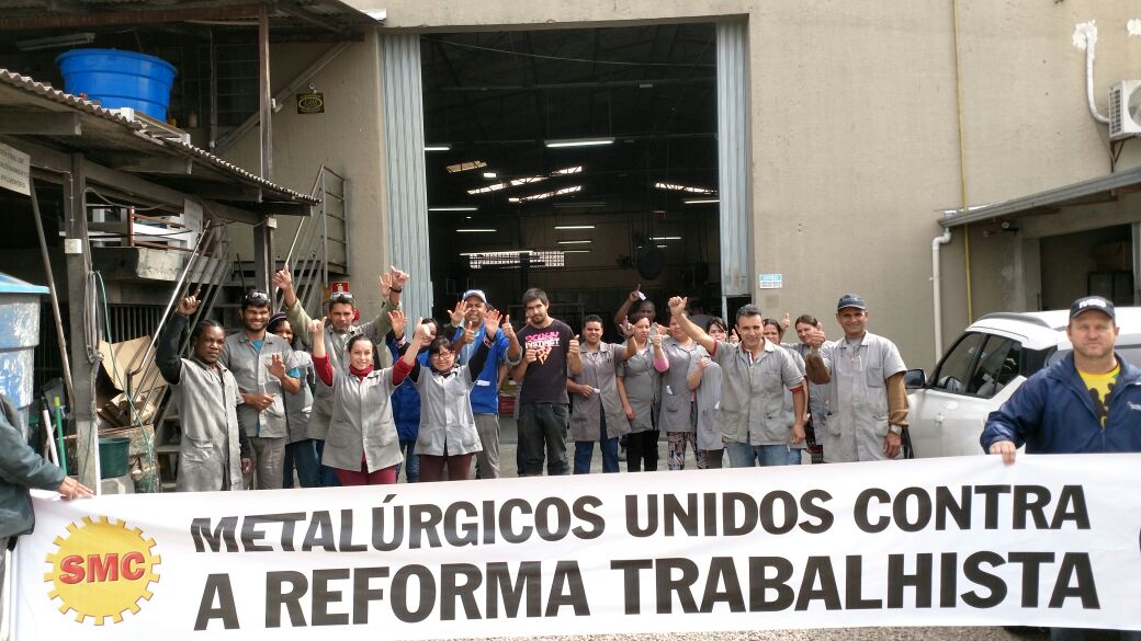 Metalúrgicos da Filipe AM Lopes e Fabio L da Silva ratificam a pauta reivindicação do acordo salarial