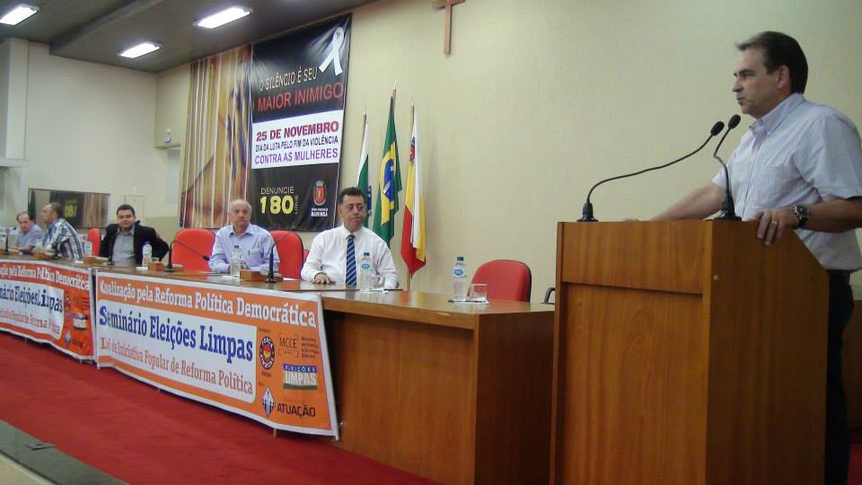 Em Maringá, Força PR apresenta projeto de reforma política no seminário “Eleições Limpas”