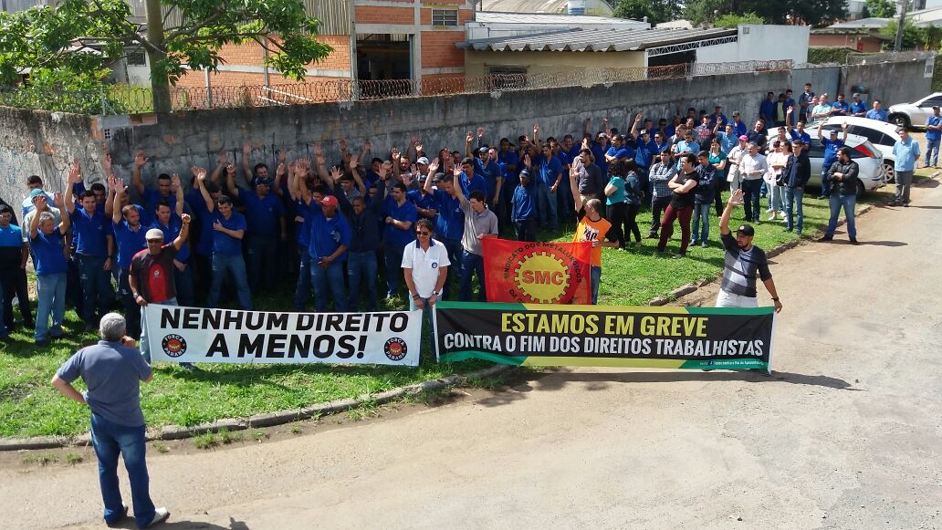 Campanha Salarial: Metalúrgicos da Maringá Soldas decidem continuar protesto