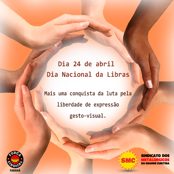Dia 24 de abril: Dia Nacional da Língua Brasileira de Sinais