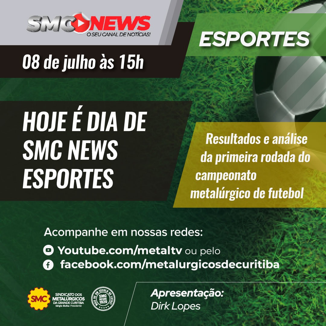 SMC News Esportes destaca a abertura do Campeonato Metalúrgico de Futebol 7