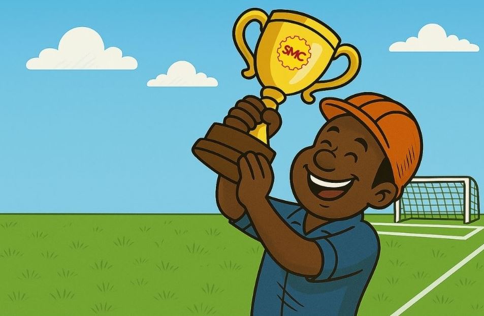 Vale a taça! Neste domingo (26/10) tem as finais do Campeonato Metalúrgico de Futebol 7