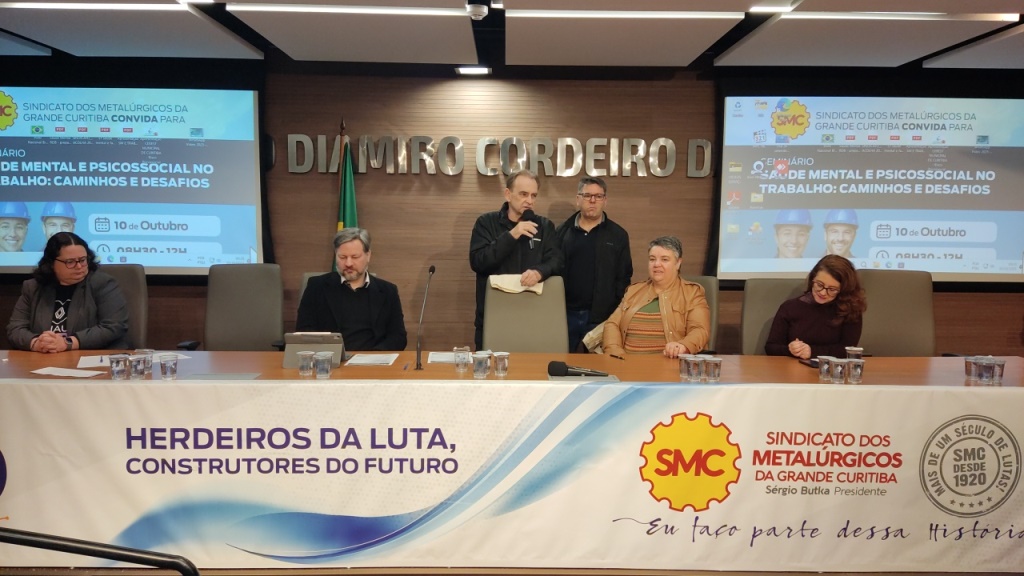Seminário no SMC alerta sobre aumento de transtornos mentais no mundo do trabalho
