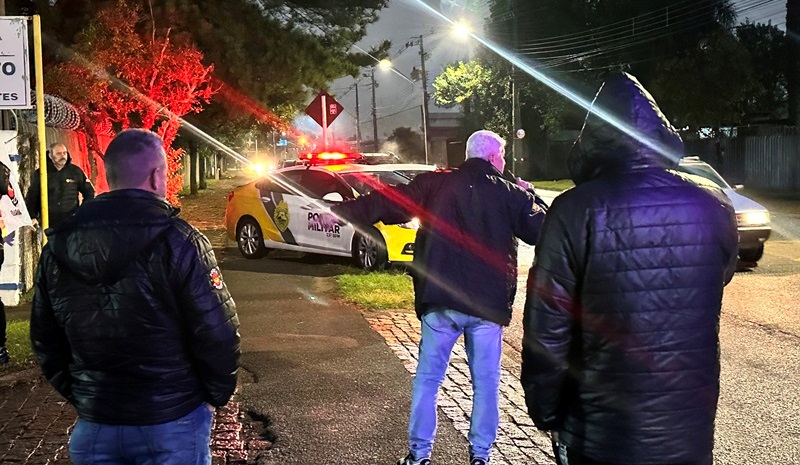 Mobilização seguiu firme, mesmo com a presença da Polícia Militar