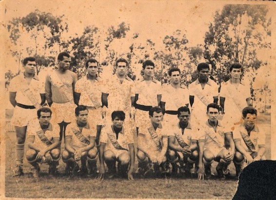Time do SMC, campeão do Torneio Intersindical, entre 1968 e 1969, representado pela Eletro Dinamo. Uma das imagens que ilustram o Capítulo 5 do livro dos 100 anos do SMC
