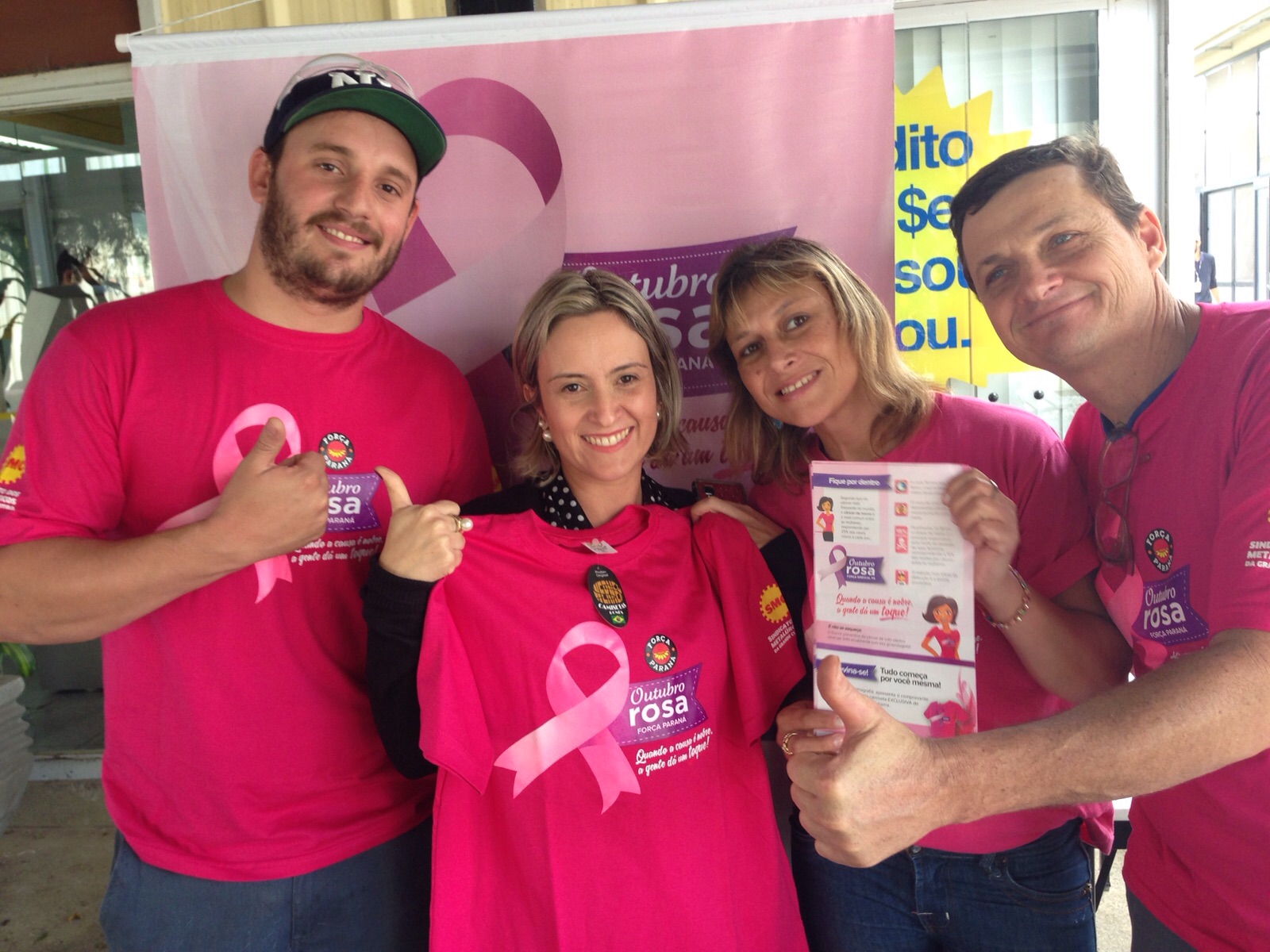 Outubro Rosa na CNH: SMC leva campanha da Força PR para as empresas