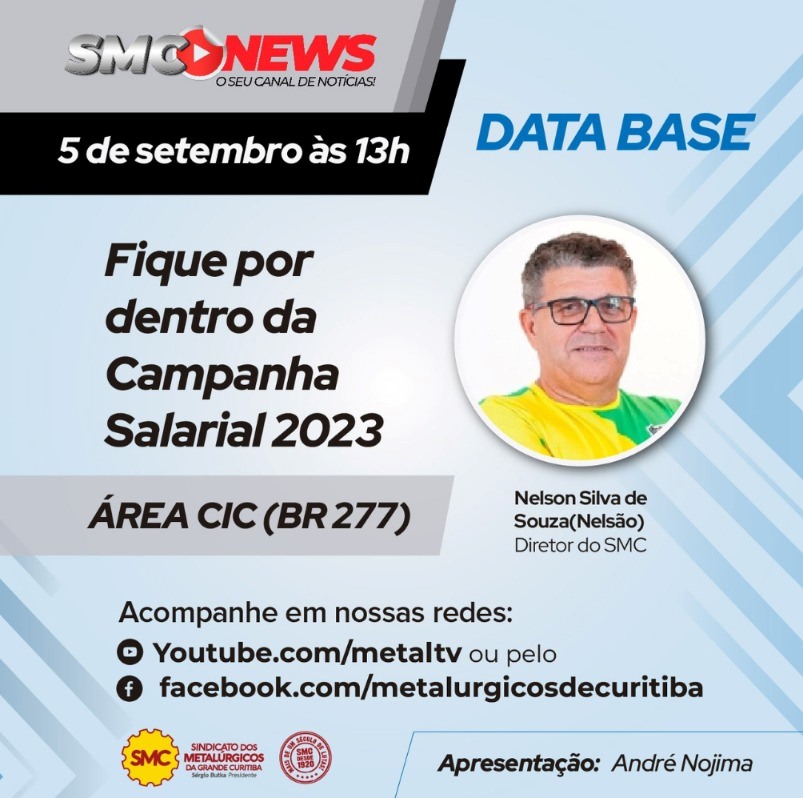 SMC NEWS DATA-BASE: FIQUE POR DENTRO DAS MOBILIZAÇÕES NA ÁREA CIC(BR 277) 