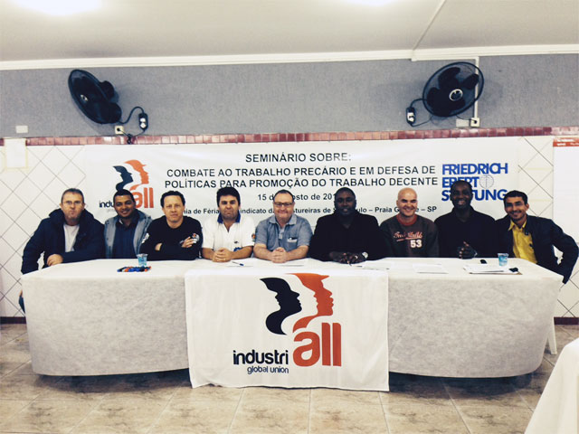 Em reunião com IndustriAll, SMC debate ações contra o trabalho precário
