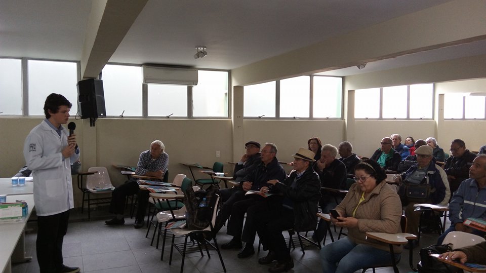 Sindicato dos Aposentados participa de palestra sobre saúde do homem