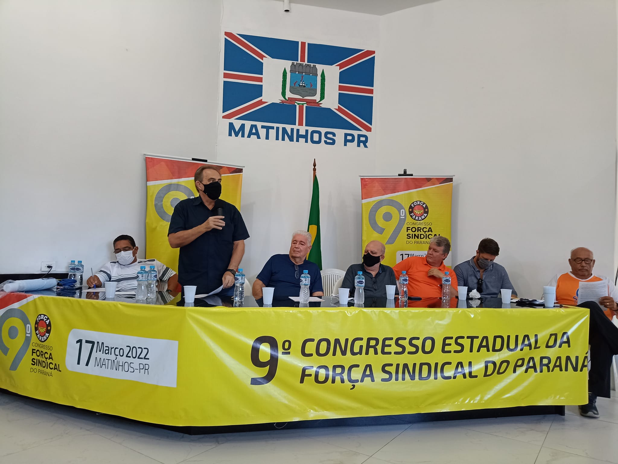 NO CONGRESSO DA FORÇA PARANÁ, REQUIÃO ASSUME COMPROMISSO COM OS TRABALHADORES POR MAIS EMPREGO, RENDA E DESENVOLVIMENTO