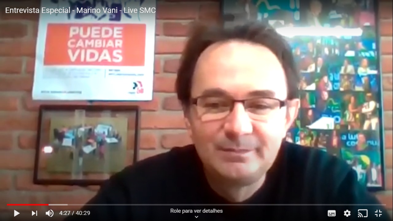 Live SMC debate impactos da Covid-19 na América Latina com diretor da Industriall