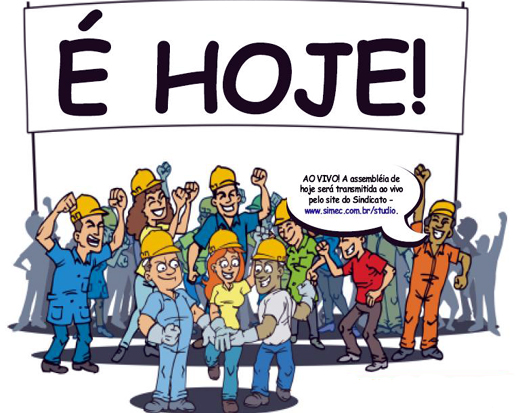 Vamos votar as propostas do Sindimaq e Sindimetal em assembléia no SMC