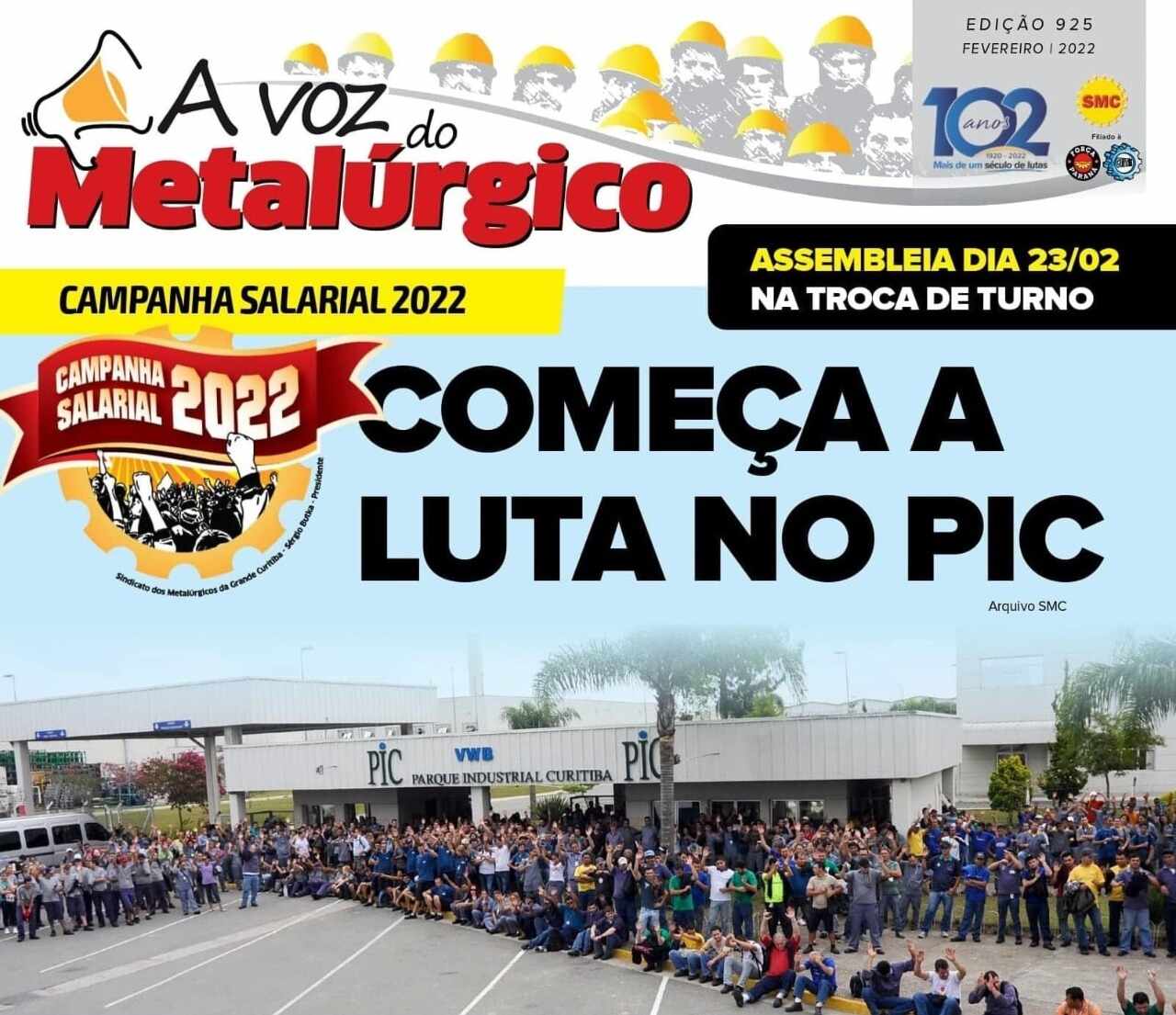 Tá no ar a nova edição do A VOZ DO METALÚRGICO!