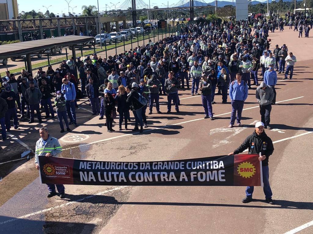 METALÚRGICOS DO 2º TURNO DA RENAULT AUTORIZAM DOAÇÃO PARA CAMPANHA SOLIDÁRIA CONTRA A FOME