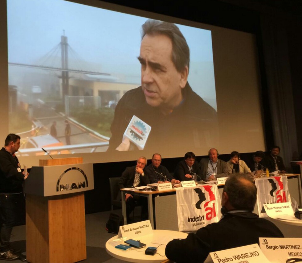 Ação dos metalúrgicos da Grande Curitiba do dia 29 de setembro é destaque em Conferencia Mundial da Industriall