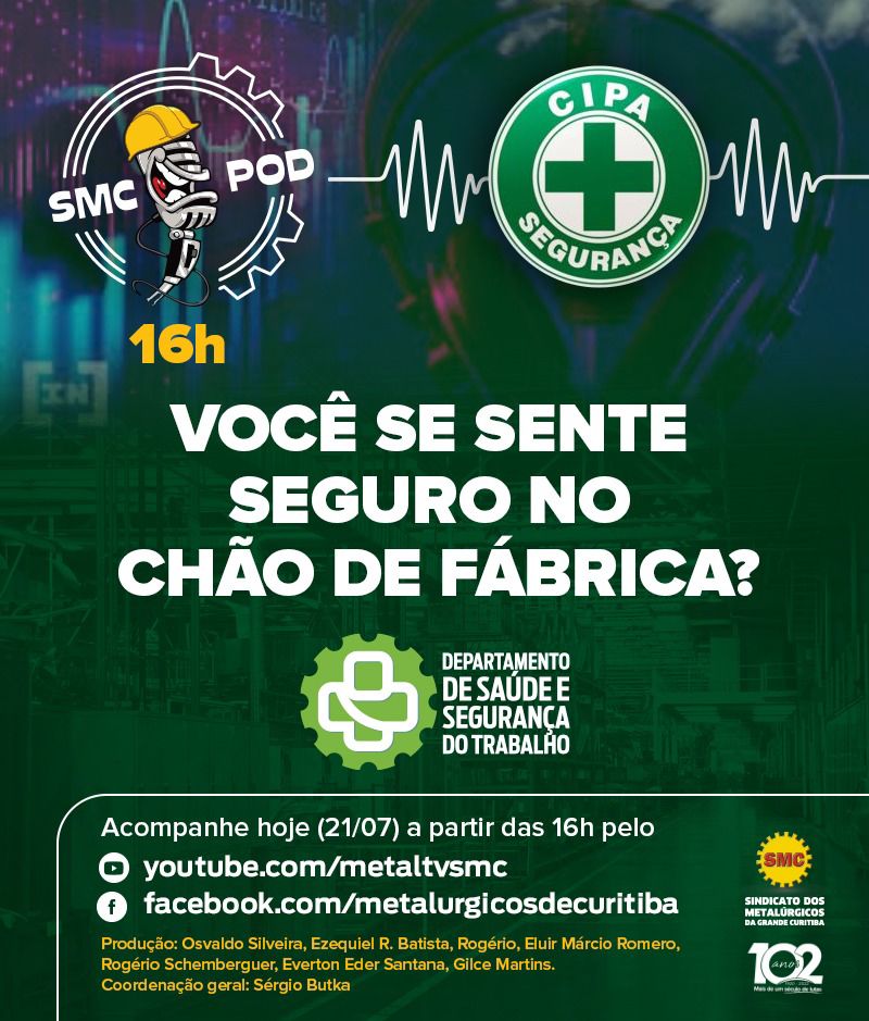 SMC POD: Confira o debate sobre saúde do trabalhador