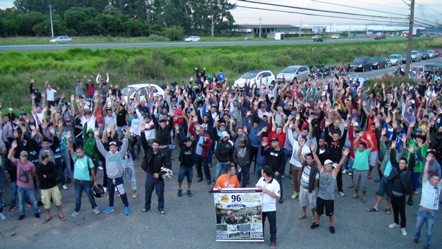Após rejeitarem proposta, trabalhadores continuam greve na WHB Curitiba