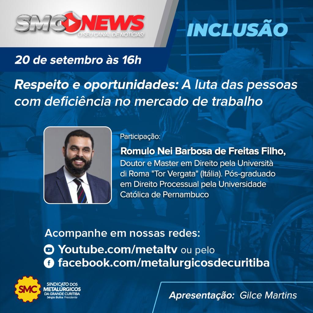 SMC NEWS INCLUSÃO: A luta das pessoas com deficiência no mercado de trabalho