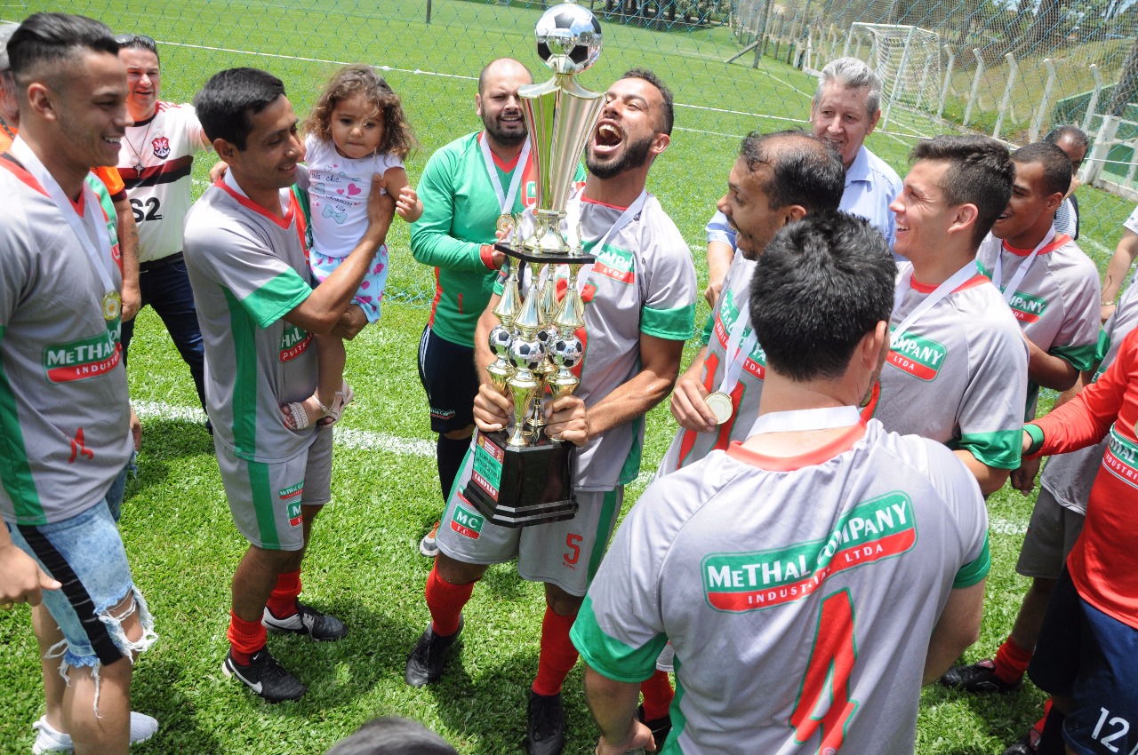 É campeão! Methal Company F.C conquista a taça do Campeonato Metalúrgico de Futebol 7 de 2019