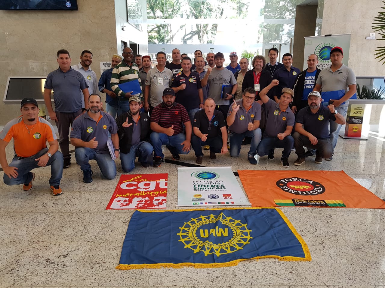 Encontro Mundial amplia visão dos desafios dos trabalhadores em várias plantas da Renault/Nissan