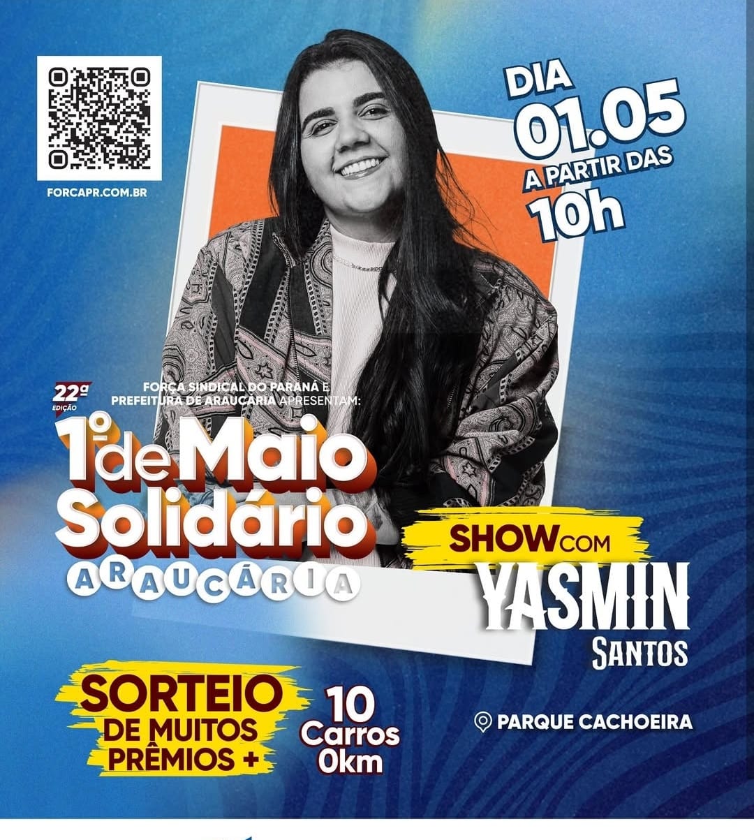 PROGRAMAÇÃO 1º DE MAIO SOLIDÁRIO EM ARAUCÁRIA