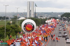 Delegação da Força PR participa da 6ª Marcha da Classe Trabalhadora