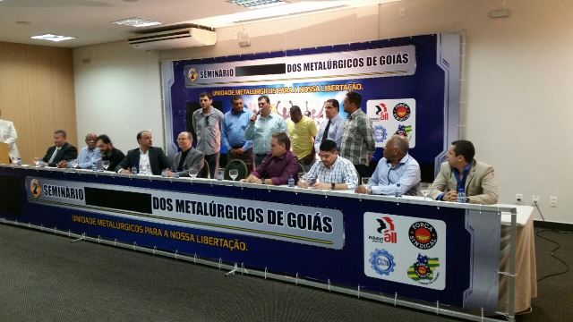 Metalúrgicos do Paraná participam do Seminário dos Metalúrgicos de Goiás