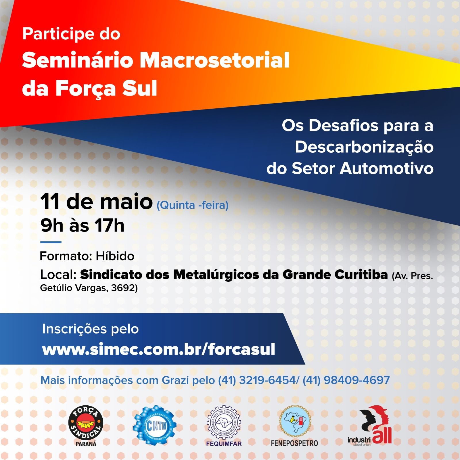 Seminário no SMC nesta quinta(11/05) debaterá a descarbonização do setor automotivo