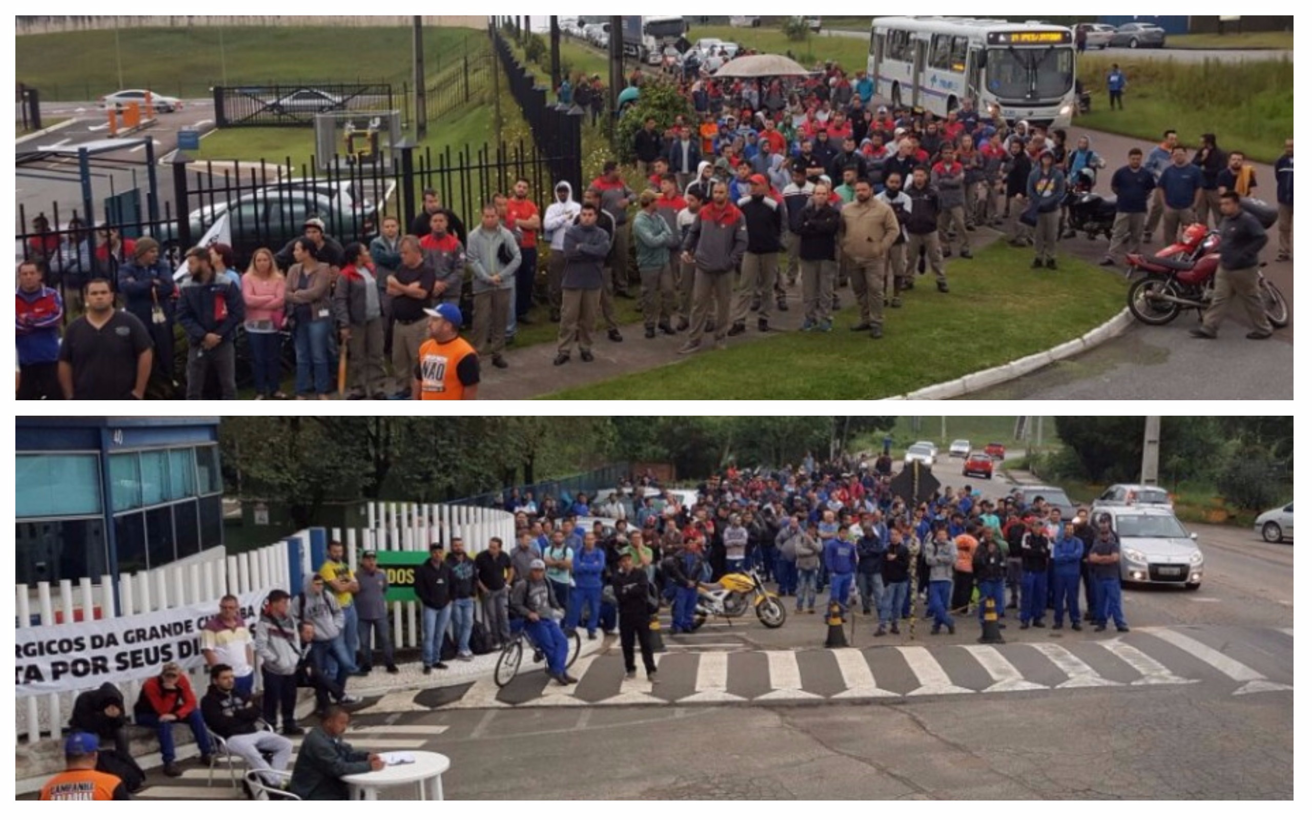 Metalúrgicos da Grande Curitiba continuam firmes na luta contra o fim da Aposentadoria e contra o corte de direitos