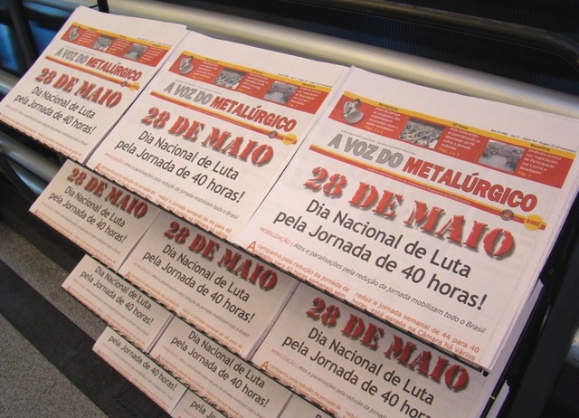 A VOZ DO METALÚRGICO: Edição 783 já está disponível na sede do SMC