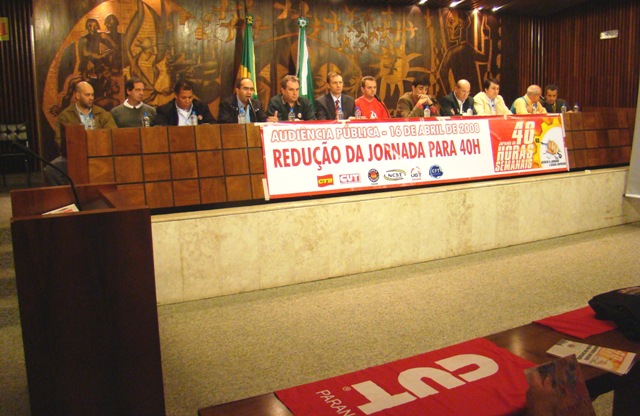 Audiência Pública discute efeitos da redução da jornada para 40 horas