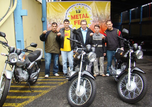 Sindicato entrega prêmios sorteados na 13ª MetalFest