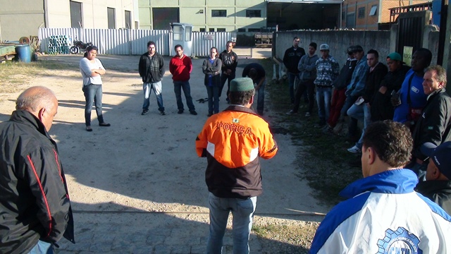 Sindicato faz protesto contra racismo e acidentes de trabalho na Aramital/Aramesul, em São José dos Pinhais/PR