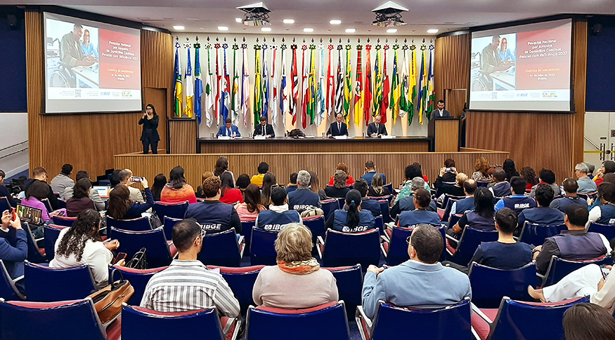 Cerimônia em Brasília marca entrega de pesquisa sobre pessoas com deficiência