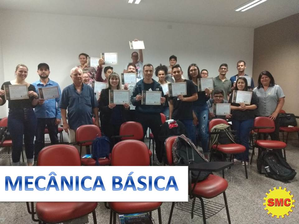 Alunos de Mecânica Básica encerram curso e recebem Certificado