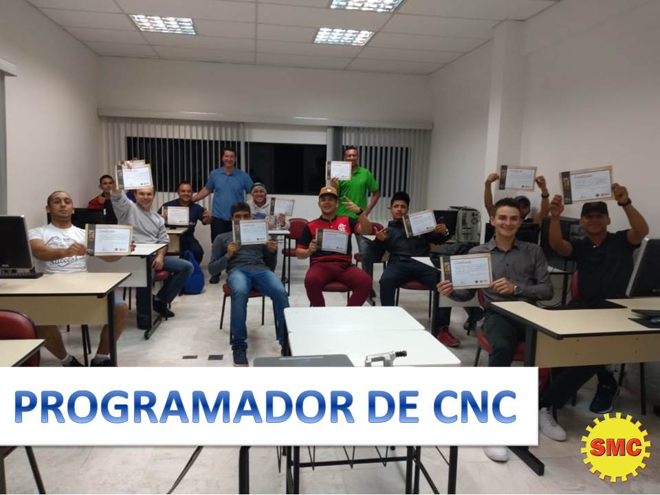 Alunos recebem Certificado do Curso de Programador de CNC!