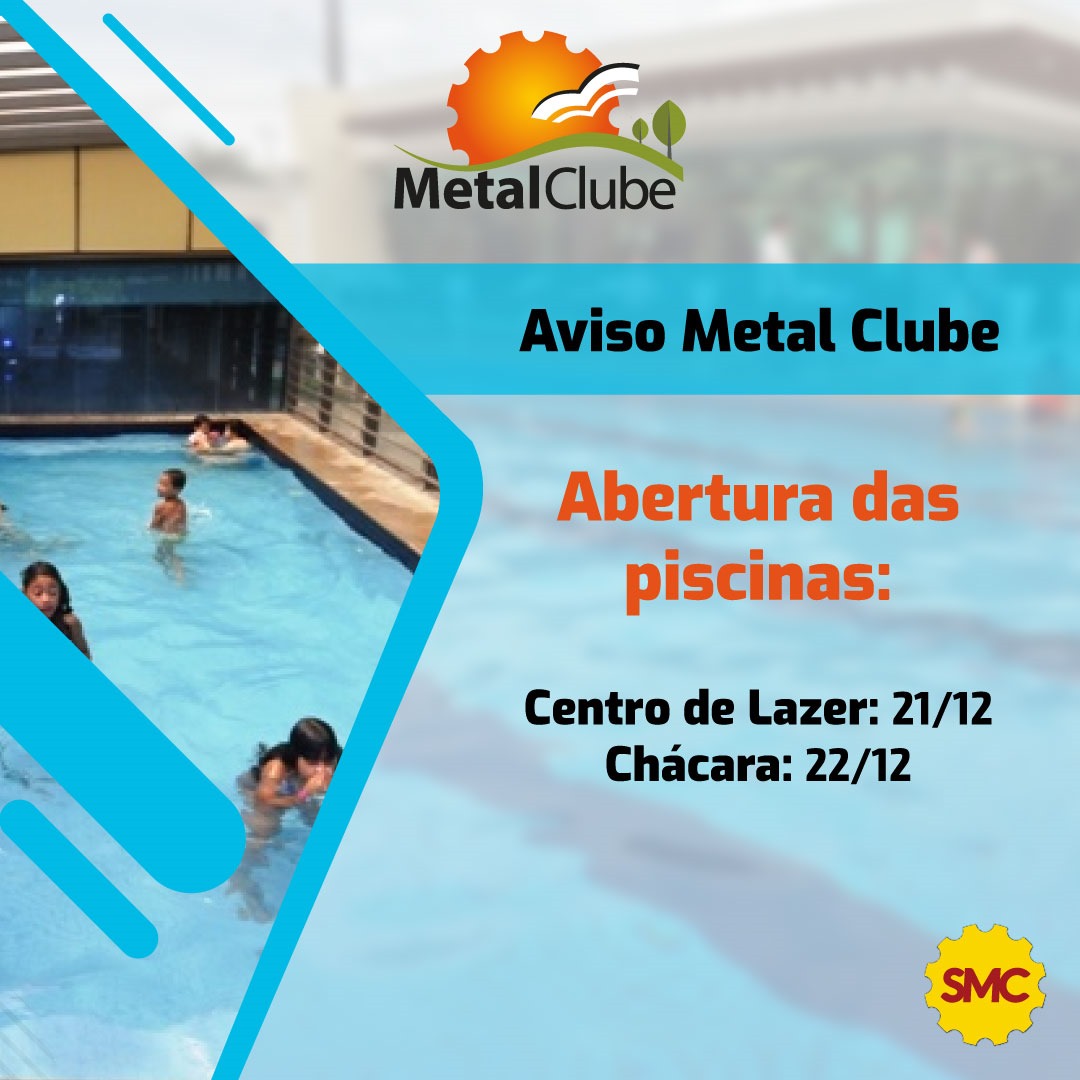 Piscinas Metal Clube: Veja mais sobre a abertura e horários