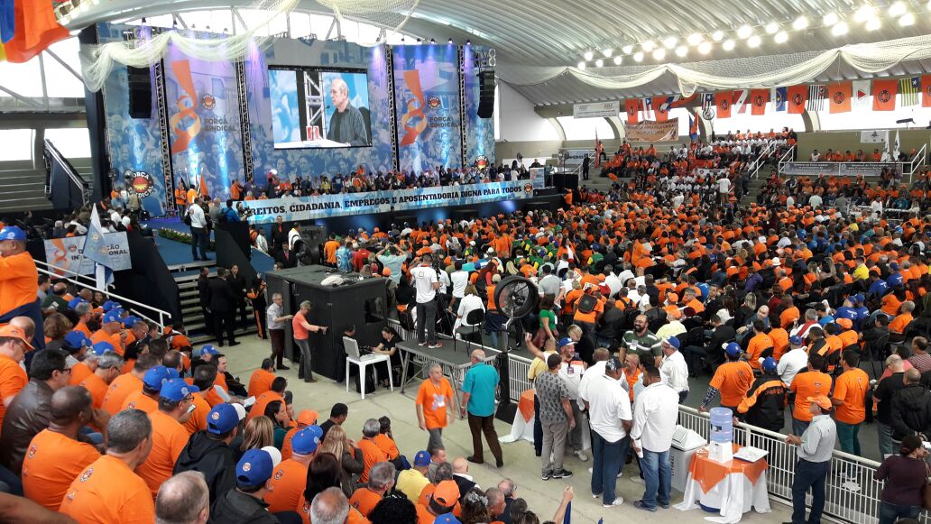 8º Congresso Nacional da Força Sindical é aberto focando  a resistência  aos ataques contra os trabalhadores