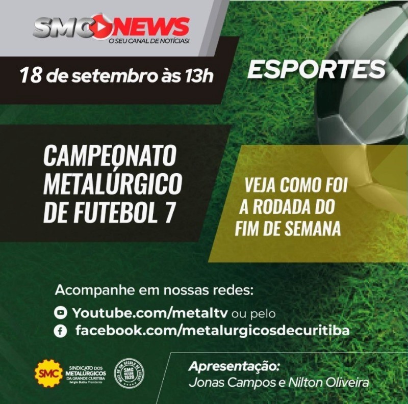 VEJA COMO FOI A RODADA DESTE DOMINGO(17) DO CAMPEONATO METALÚRGICO DE FUTEBOL 7