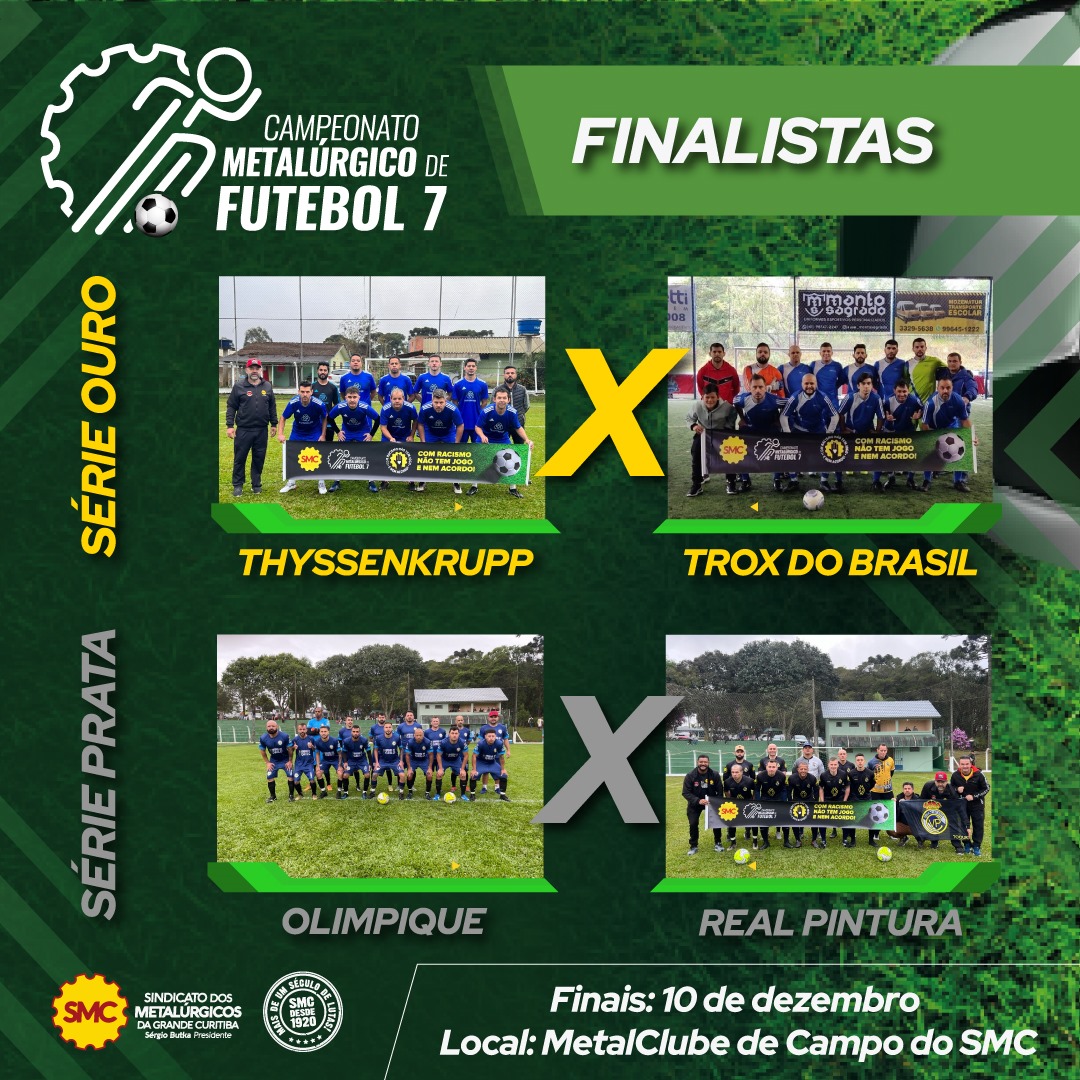 DE OLHO NA TAÇA: THYSSENKRUPP E TROX DO BRASIL FAZEM A GRANDE  FINAL DO CAMPEONATO FUTEBOL 7 NA SÉRIE OURO