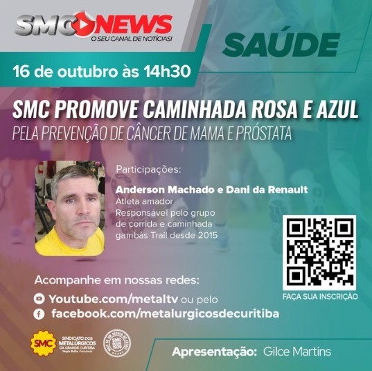 SMC promove Caminhada ROSA E AZUL: Pela prevenção de câncer de mama e próstata