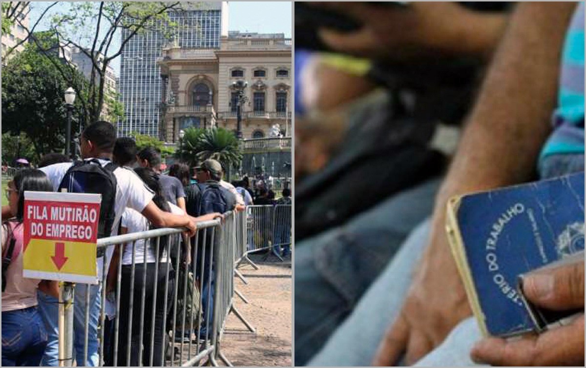 País tem número recorde de desempregados: 14,3 milhões. E exército de desalentados cresce