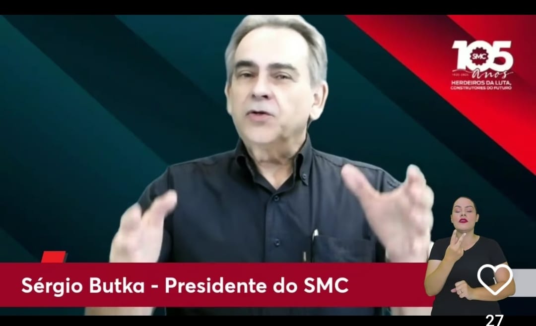 SMC: 105 ANOS - MENSAGEM DO PRESIDENTE SERGIO BUTKA