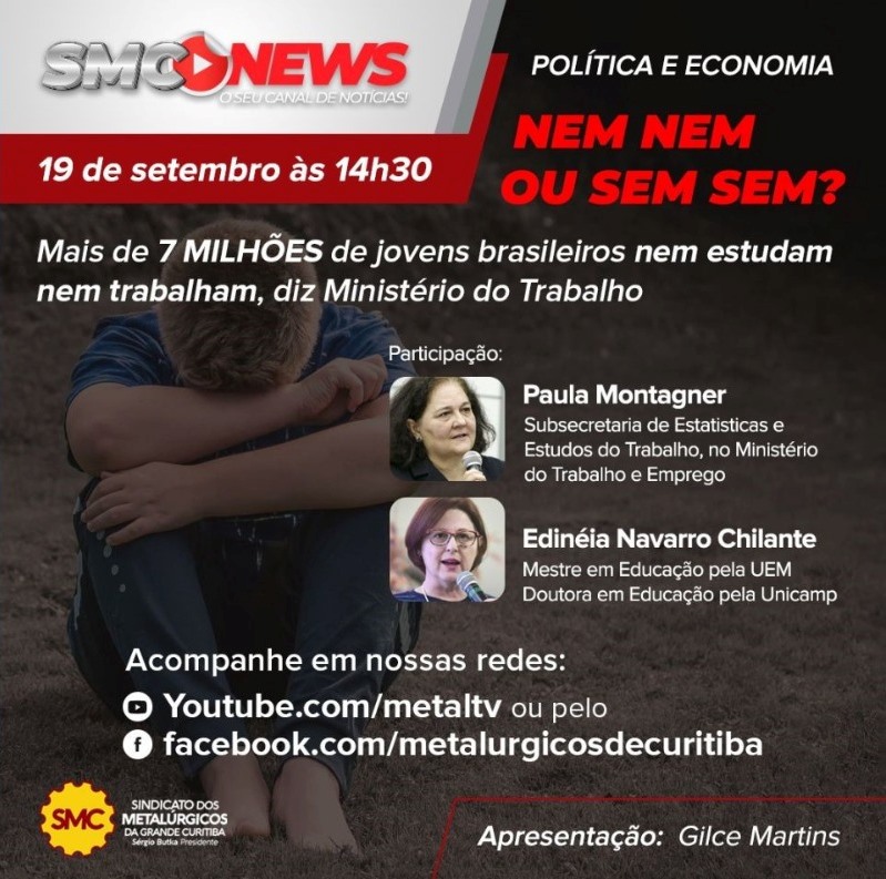 TRABALHO E EDUCAÇÃO PARA  JOVENS BRASILEIROS EM FOCO NO SMC NEWS POLÍTICA E ECONOMIA