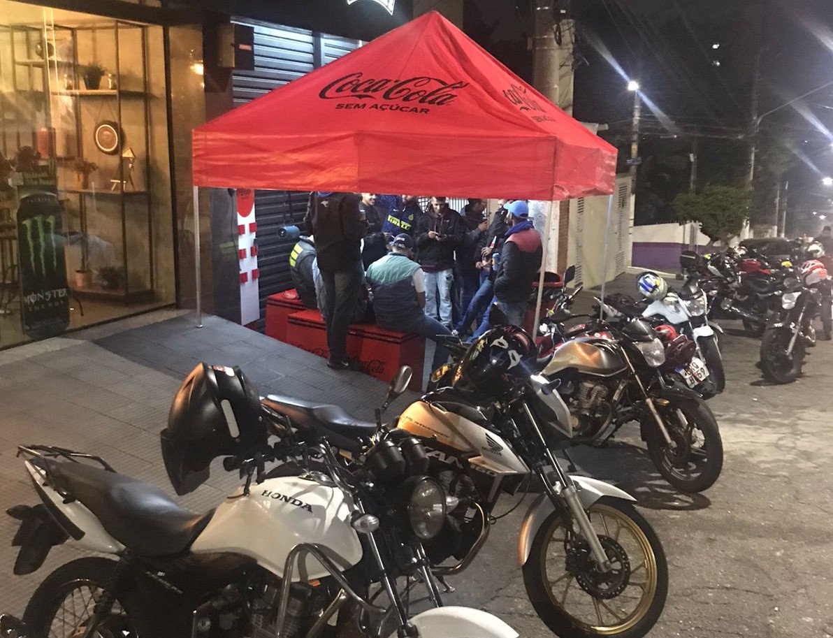 Motoboys ganham espaço para descanso em São Paulo