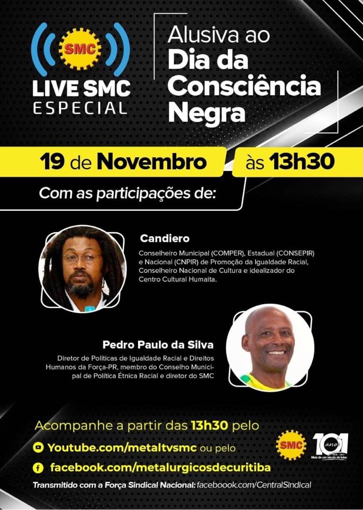 Live SMC:Dia da Consciência Negra