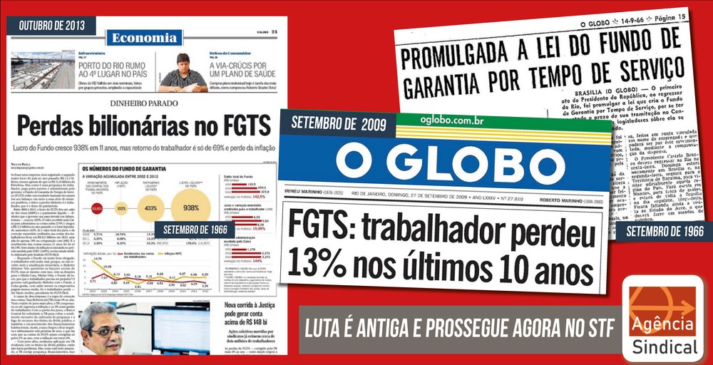 Centrais esperam que Supremo faça justiça ao FGTS