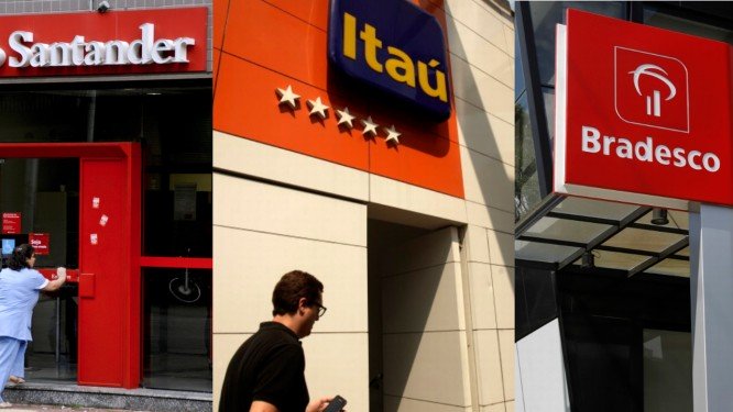 País perde R$ 4,6 bi ao não tributar acionistas de Itaú, Bradesco e Santander