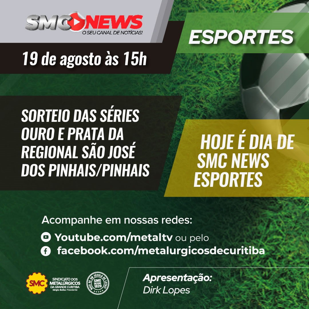 Sorteio Séries Ouro e Prata - Regional São José dos Pinhais/Pinhais - SMCNEWS ESPORTES